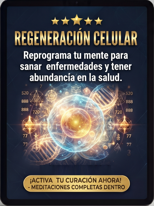 ⭐ Regeneración Celular: Reprograma tu mente para sanar enfermedades y tener abundancia en la salud.